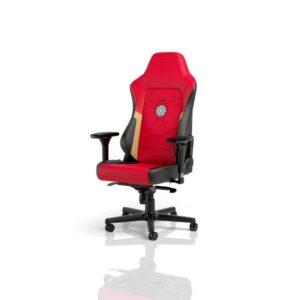 noblechairs HERO Gaming Chair - Iron Man Special Edition Gamer Stol - Rød - PU Læder - Op til 150 kg