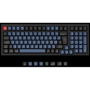 Keychron K4 Pro QMK/VIA Wireless RGB Hot Swap K Pro Brown - ND - Gaming Tastatur - Nordisk - Sort