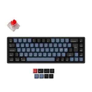 Keychron K6 Pro QMK/VIA Wireless - K Pro Red - Gaming Tastatur - Uden Numpad - Nordisk - Sort